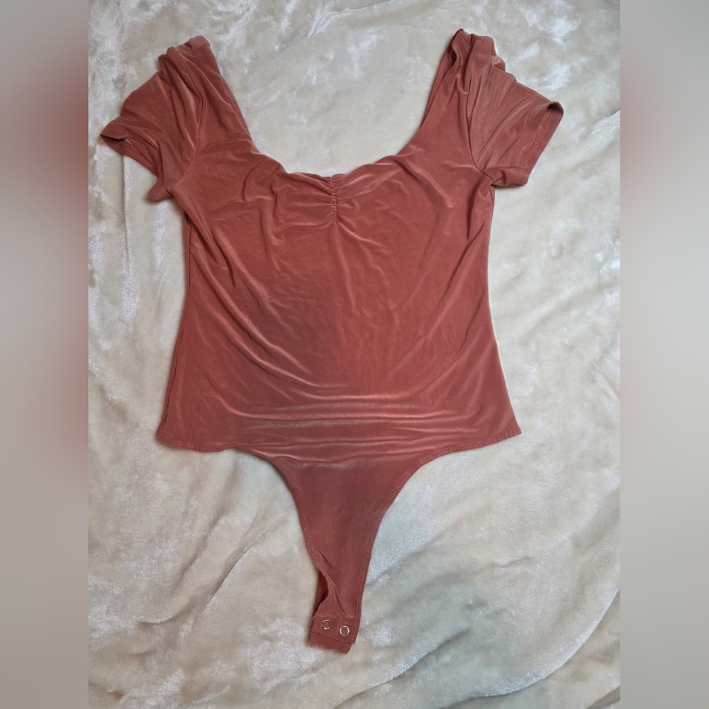Women's Rust Bodysuit Top